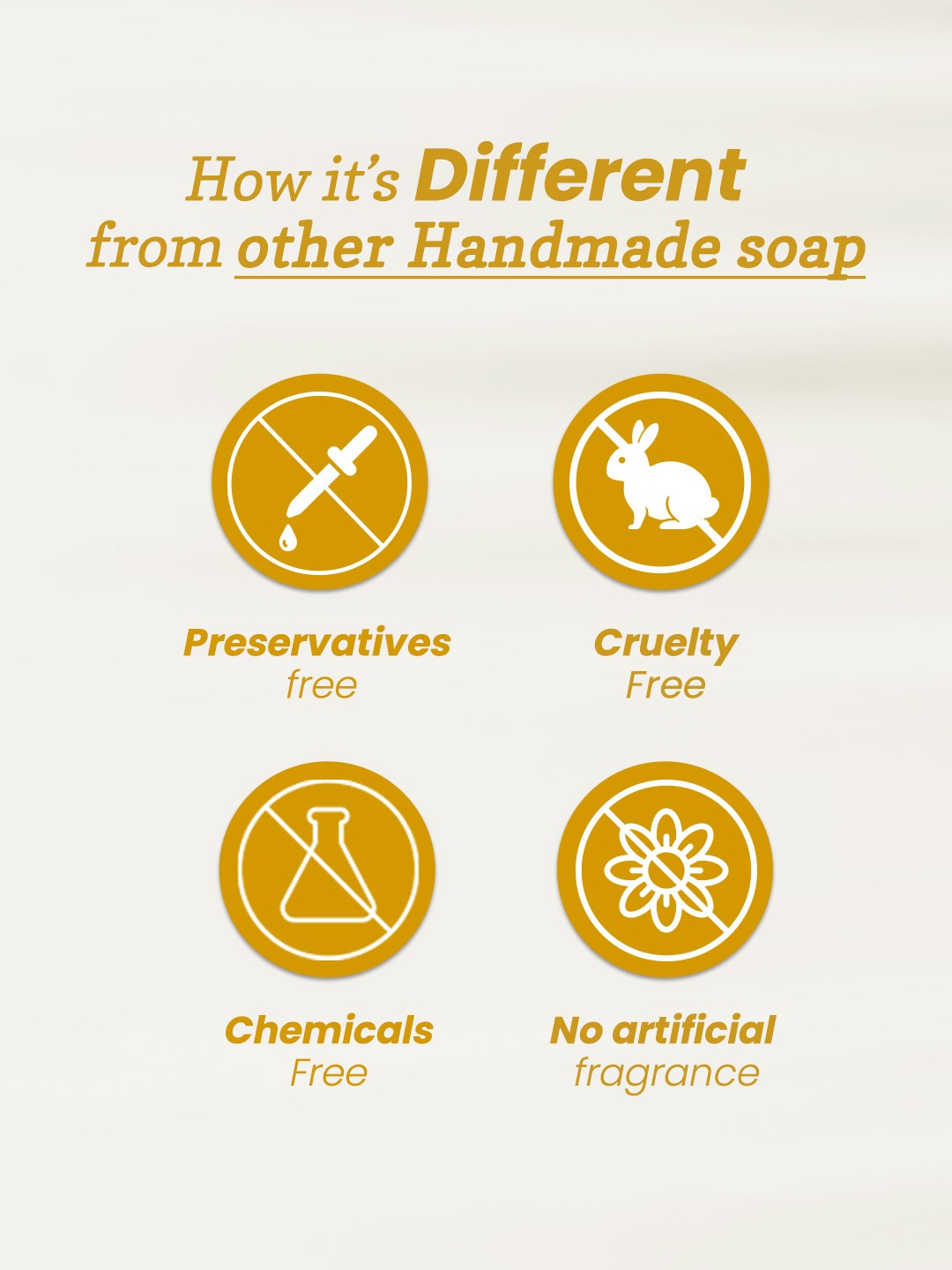 Kaaya Natural Lemon & Honey Handmade Loofah Soap - 100 GM - Image 4