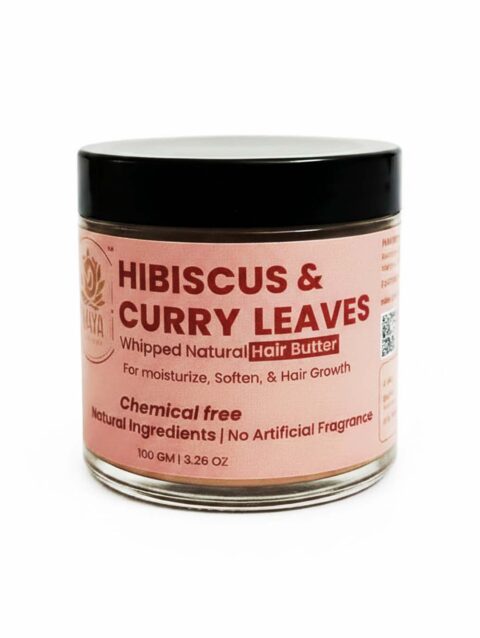 Kaaya Natural Hibiscus & Curry Leaves Whipped Natural Hair Butter - 100gm
